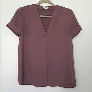 Aritzia Wilfred Nobel blouse in mauve